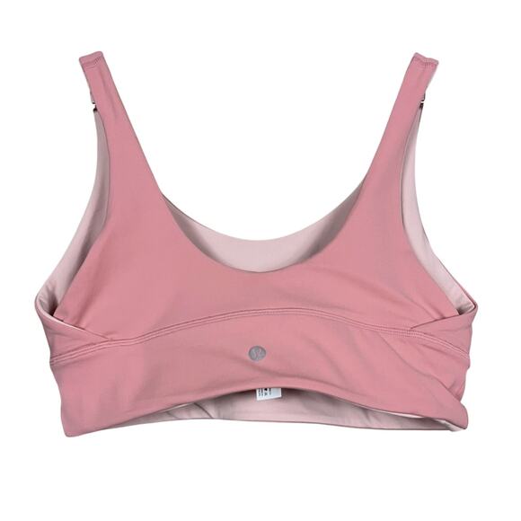 Lululemon Align Reversible Bra A/B Cup Pink Puff / Pink Mist Size 10 - Picture 9 of 9